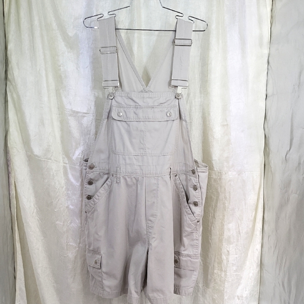 Vintage Overall Shortalls Cargo Shorts Easy wear Originals Cotton XL Neutral